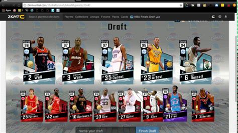com to play 13 rounds of cards opening and build your own lineup with top players. . 2kmtcentral 2k21 finals draft